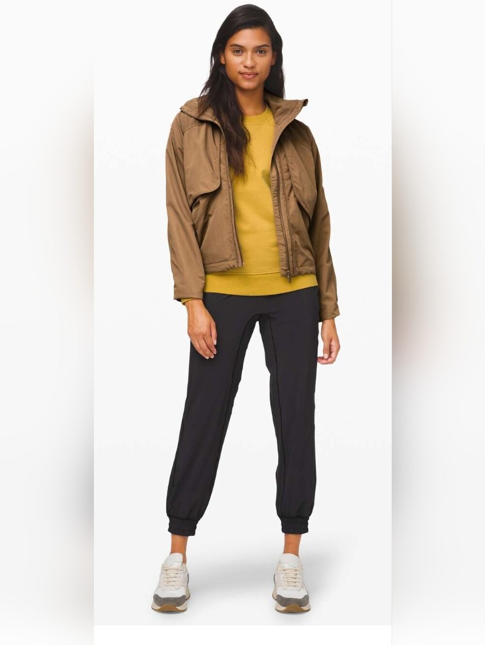 lululemon athletica Tan Puffer Jacket with High Collar - Picture 2 of 12